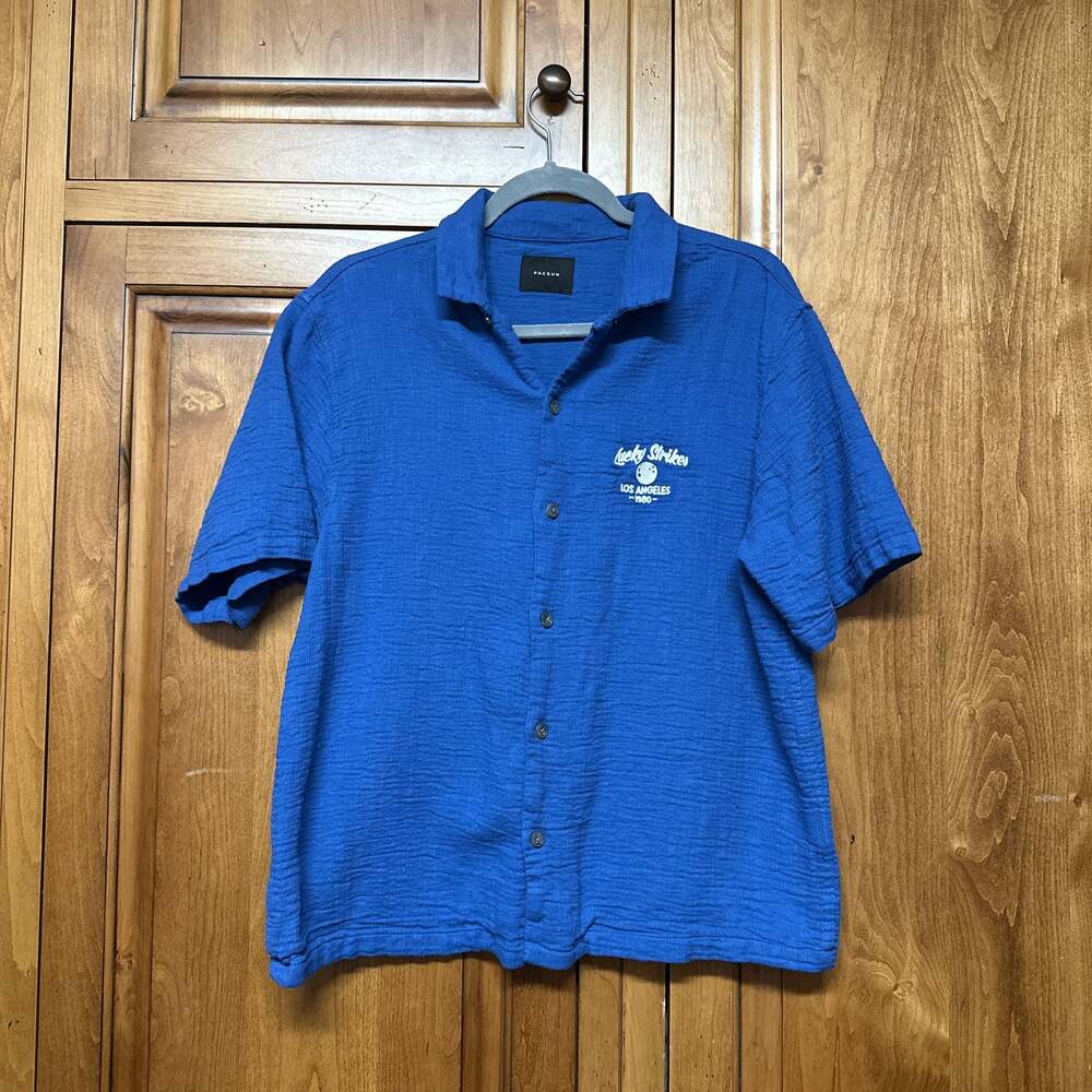 Tommy Bahama Florida Gators Blue Silk Button Up Shirt